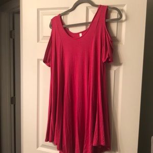 Cold shoulder tunic